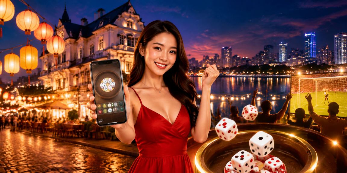 Người chơi tài xỉu trên điện thoại tại chợ đêm Đà Lạt sôi động