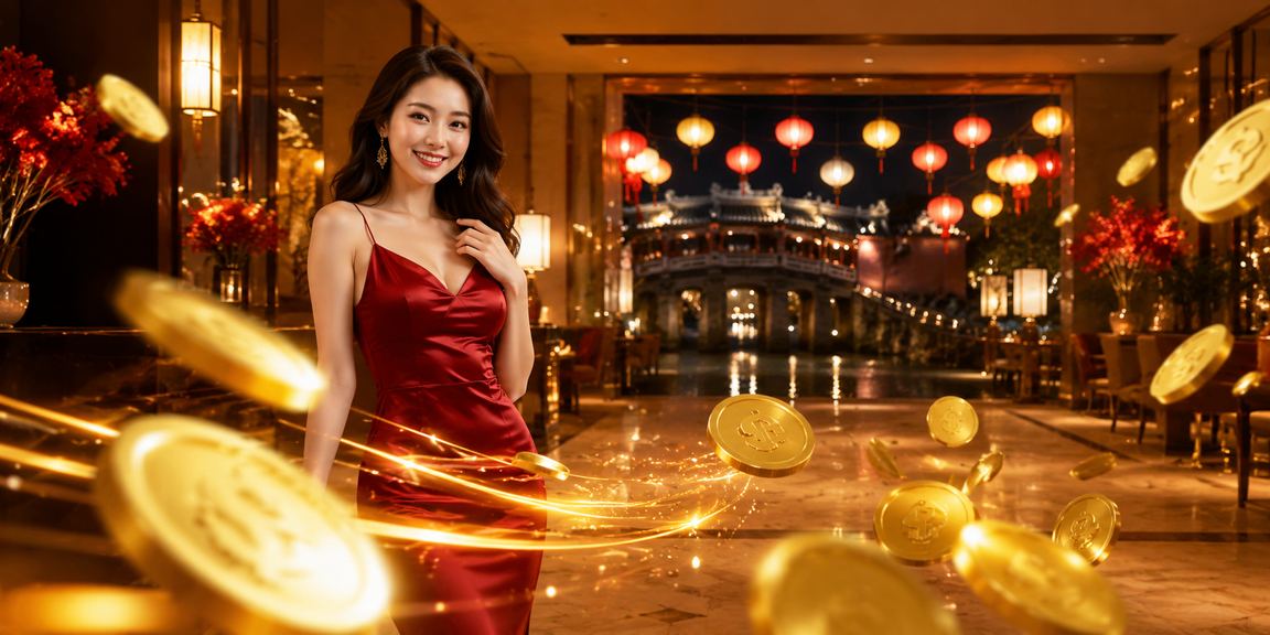 Không gian chợ đêm Hội An sôi động với người chơi thưởng thức giải trí buổi tối