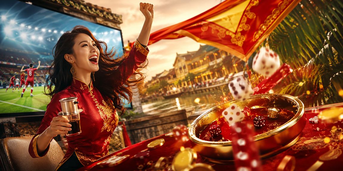 Không khí sôi động tại sòng casino Việt Nam với nhiều người chơi tập trung